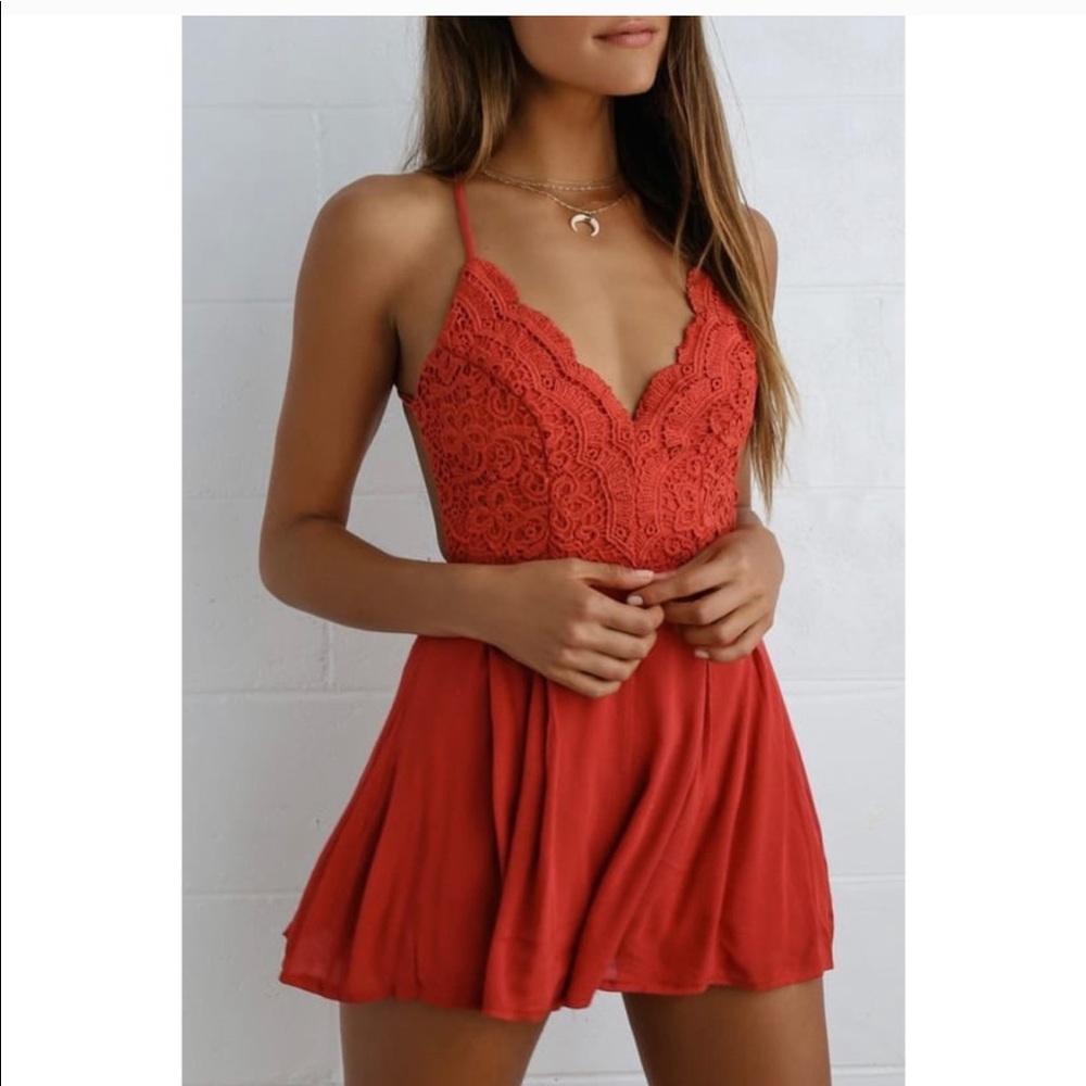 Lulu’s pink romper